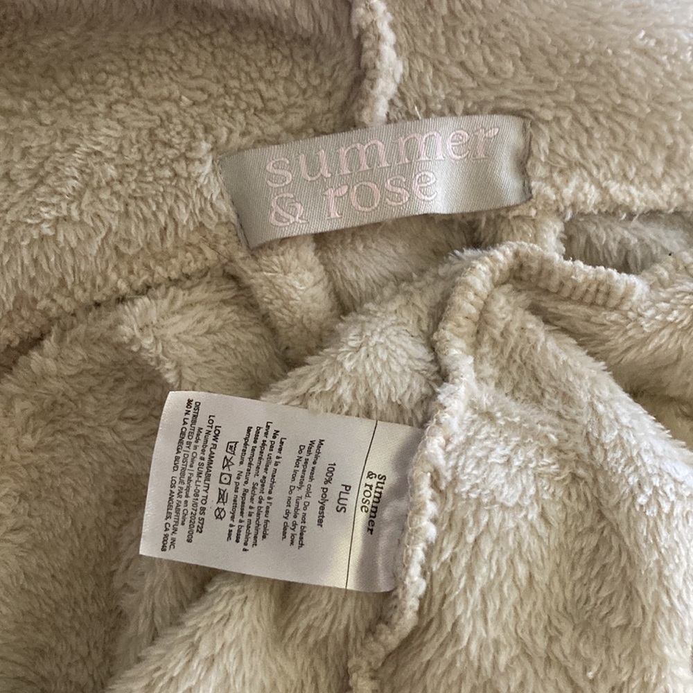 Plus Size Plush Robe - image 3